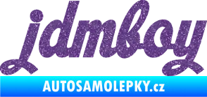 Samolepka Jdm boy nápis Ultra Metalic fialová