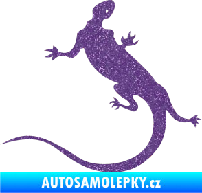 Samolepka Ještěrka 004 levá Ultra Metalic fialová