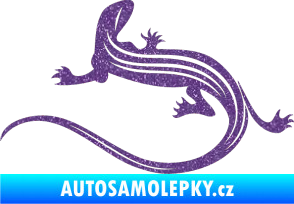 Samolepka Ještěrka 011 levá Ultra Metalic fialová