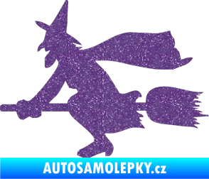 Samolepka Ježibaba levá Ultra Metalic fialová