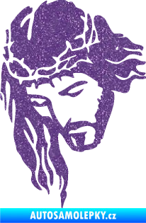 Samolepka Ježíš 003 levá Ultra Metalic fialová