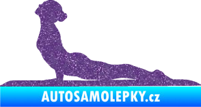 Samolepka Jóga 004 levá Ultra Metalic fialová