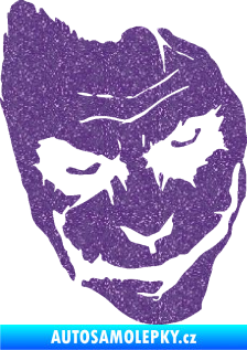 Samolepka Joker 002 pravá tvář Ultra Metalic fialová
