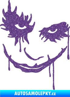 Samolepka Joker 003 pravá tvář Ultra Metalic fialová