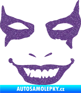 Samolepka Joker 004 tvář pravá Ultra Metalic fialová