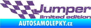 Samolepka Jumper limited edition levá Ultra Metalic fialová