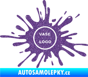 Samolepka Kaňka 003 znak Ultra Metalic fialová
