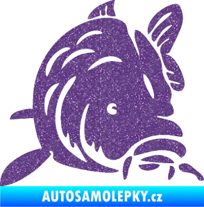Samolepka Kapr 002 pravá Ultra Metalic fialová