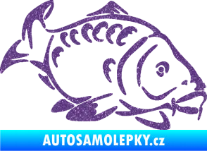 Samolepka Kapr 006 pravá Ultra Metalic fialová