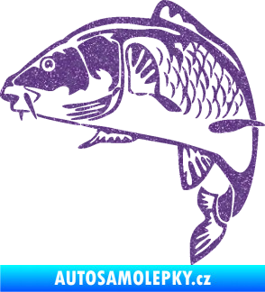 Samolepka Kapr 010 levá Ultra Metalic fialová