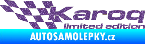 Samolepka Karoq limited edition levá Ultra Metalic fialová