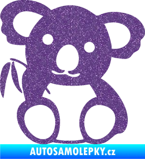 Samolepka Koala 001 pravá Ultra Metalic fialová
