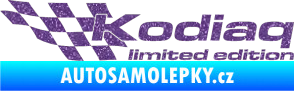 Samolepka Kodiaq limited edition levá Ultra Metalic fialová
