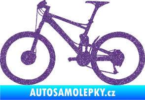 Samolepka Kolo 001 levá - (horské kolo) Ultra Metalic fialová