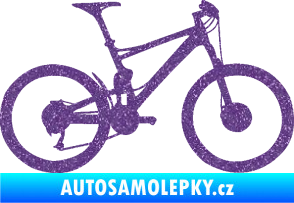 Samolepka Kolo 001 pravá - (horské kolo) Ultra Metalic fialová