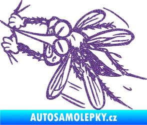 Samolepka Komár 002 levá Ultra Metalic fialová