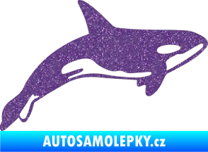 Samolepka Kosatka 001 pravá Ultra Metalic fialová