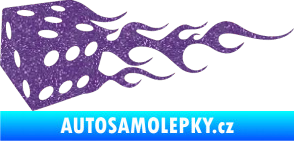 Samolepka Kostky 002 levá Ultra Metalic fialová