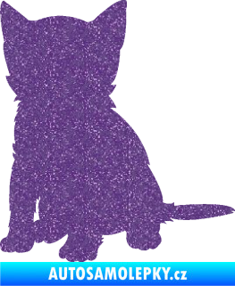 Samolepka Koťátko 005 levá Ultra Metalic fialová