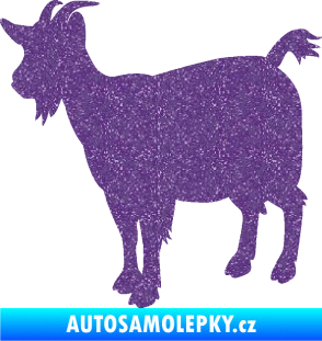 Samolepka Koza 001 levá Ultra Metalic fialová