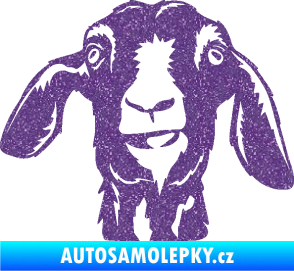 Samolepka Koza 003 levá Ultra Metalic fialová