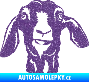 Samolepka Koza 003 pravá Ultra Metalic fialová