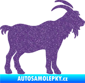Samolepka Kozel 008 pravá silueta Ultra Metalic fialová