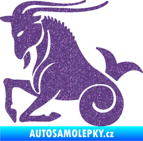 Samolepka Kozoroh 004 levá Ultra Metalic fialová