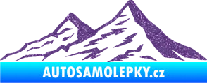 Samolepka Krajina hory 009 levá Ultra Metalic fialová