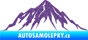 Samolepka Krajina hory 010 levá Ultra Metalic fialová