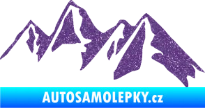 Samolepka Krajina hory 015 pravá Ultra Metalic fialová