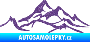 Samolepka Krajina hory 017 levá Ultra Metalic fialová