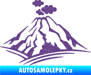Samolepka Krajina hory 018 pravá Ultra Metalic fialová