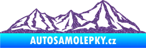 Samolepka Krajina hory 019 pravá Ultra Metalic fialová