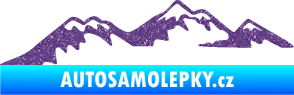 Samolepka Krajina hory 020 levá Ultra Metalic fialová