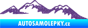 Samolepka Krajina hory 020 pravá Ultra Metalic fialová