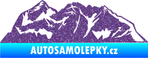 Samolepka Krajina hory 024 pravá Ultra Metalic fialová