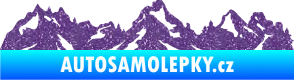 Samolepka Krajina hory 034 levá Ultra Metalic fialová