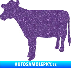 Samolepka Kráva 001 levá Ultra Metalic fialová