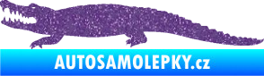 Samolepka Krokodýl 002 levá Ultra Metalic fialová