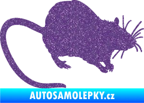 Samolepka Krysa 002 pravá Ultra Metalic fialová