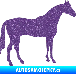 Samolepka Kůň 004 pravá Ultra Metalic fialová