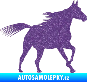 Samolepka Kůň 010 pravá Ultra Metalic fialová