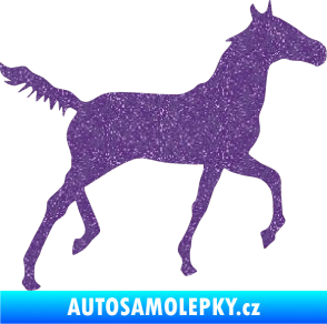 Samolepka Kůň 011 pravá Ultra Metalic fialová
