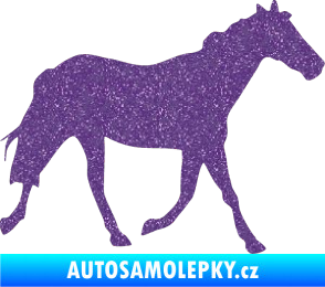 Samolepka Kůň 012 pravá Ultra Metalic fialová