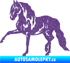 Samolepka Kůň 039 levá Ultra Metalic fialová