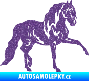Samolepka Kůň 039 pravá Ultra Metalic fialová