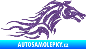 Samolepka Kůň 078 pravá Ultra Metalic fialová