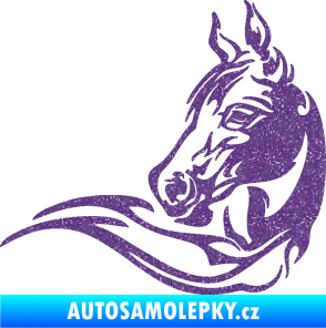 Samolepka Kůň 085 levá Ultra Metalic fialová