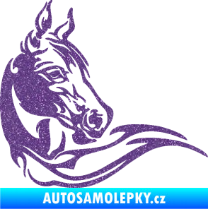 Samolepka Kůň 085 pravá Ultra Metalic fialová